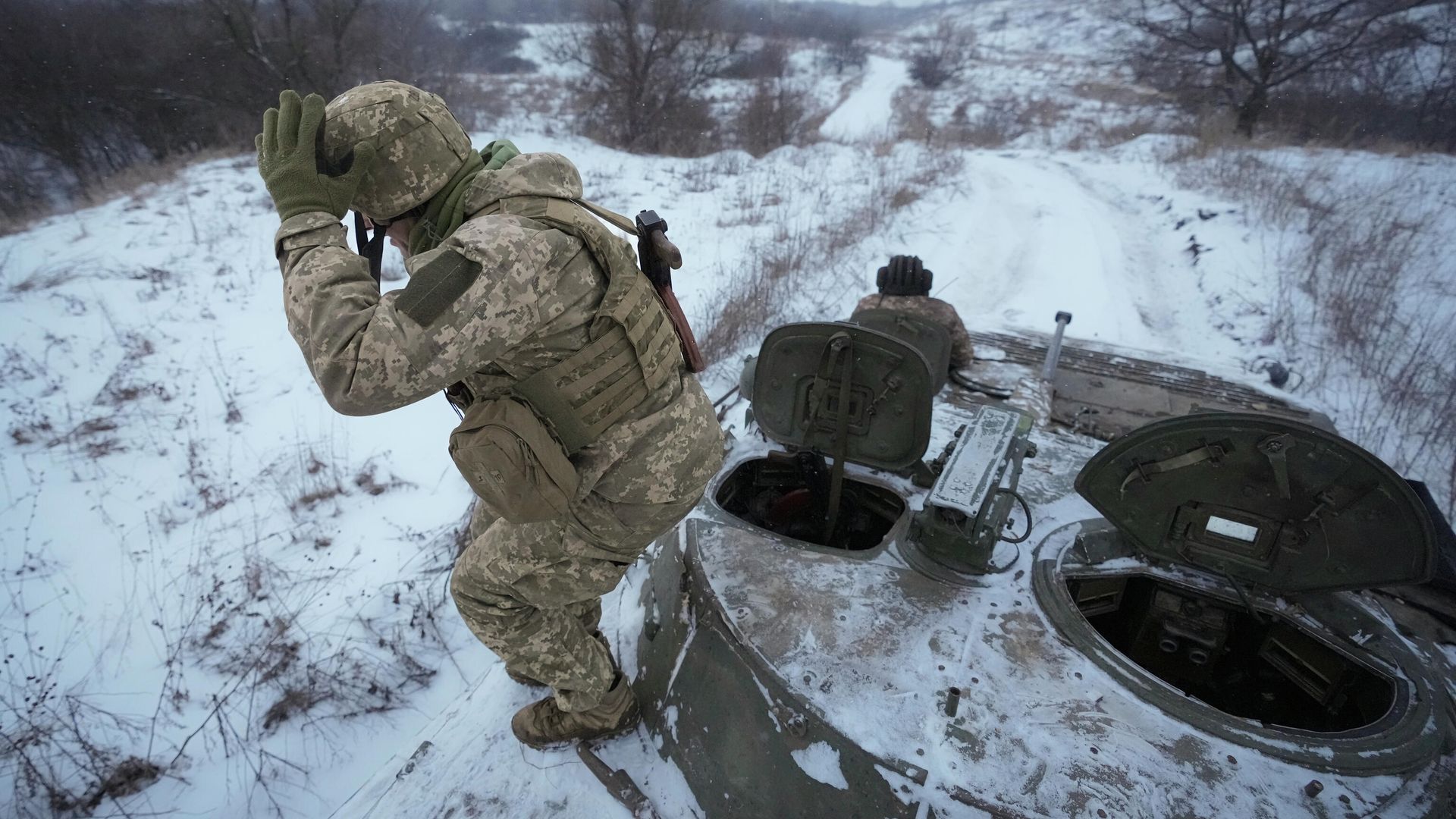 Украинские военные в Луганской области Украинские военные в Луганской области - РИА Новости, 1920, 05.02.2022