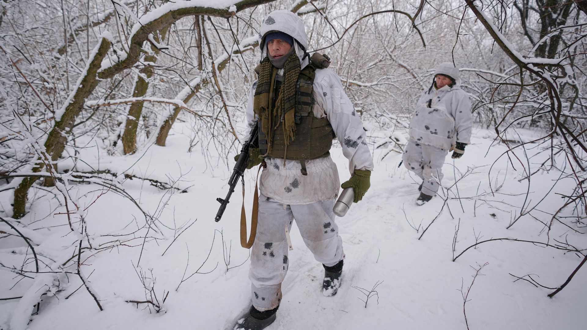 Украинские военные в Луганской области Украинские военные в Луганской области - РИА Новости, 1920, 22.02.2022