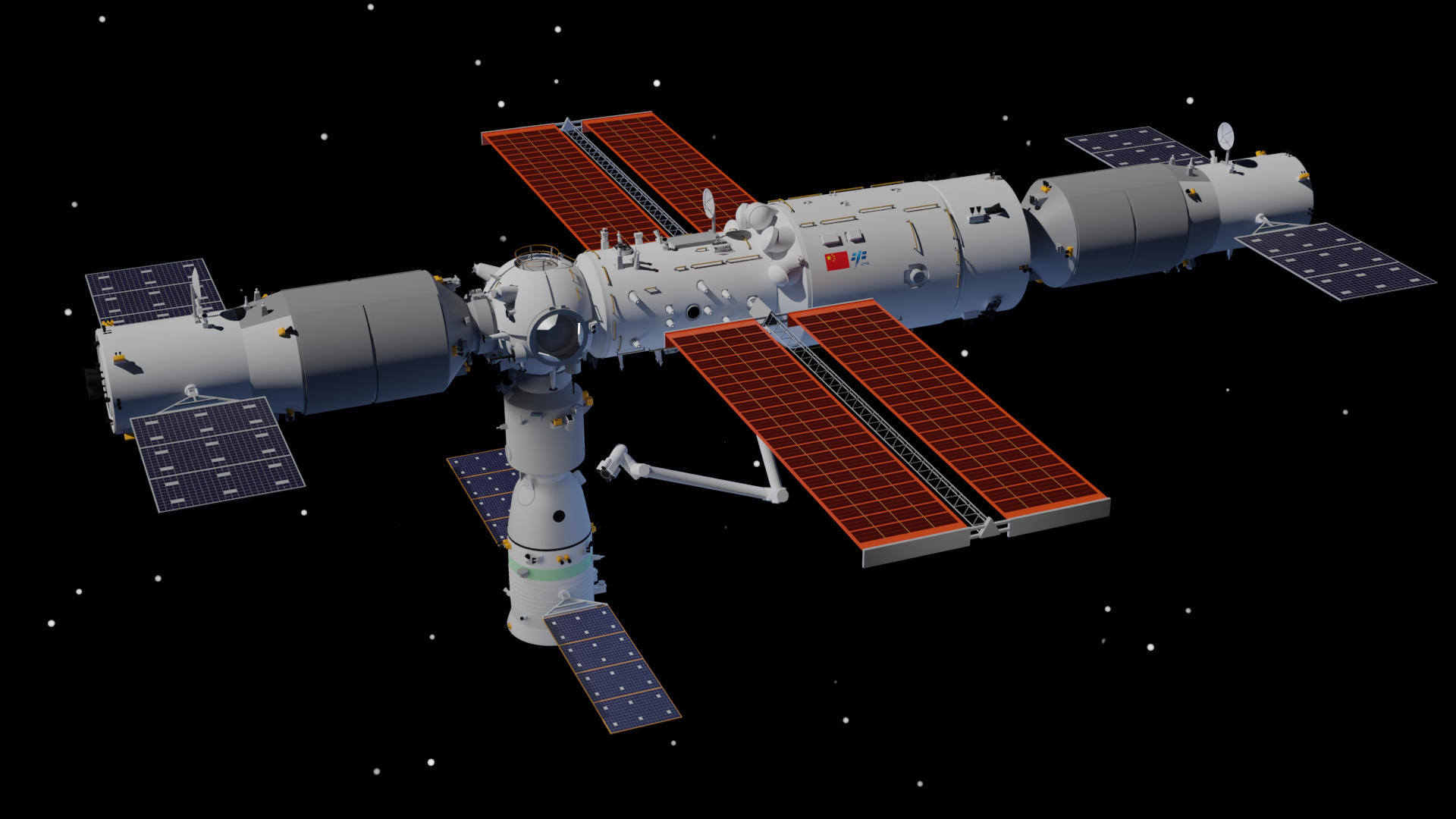 Китайская космическая станция Тяньгун Китайская космическая станция Тяньгун - РИА Новости, 1920, 18.04.2022