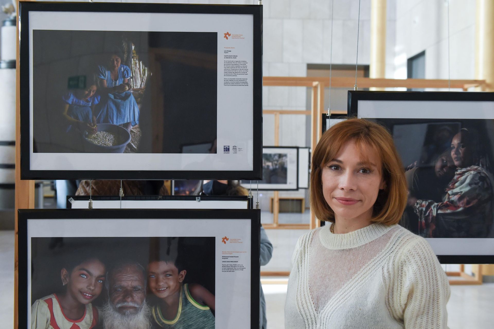 Испанский фотограф Лис Аранго на церемонии открытия выставки победителей Международного конкурса фотожурналистики имени Андрея Стенина 2021 в Музее истории Мадрида Испанский фотограф Лис Аранго на церемонии открытия выставки победителей Международного конкурса фотожурналистики имени Андрея Стенина 2021 в Музее истории Мадрида - РИА Новости, 1920, 01.02.2022