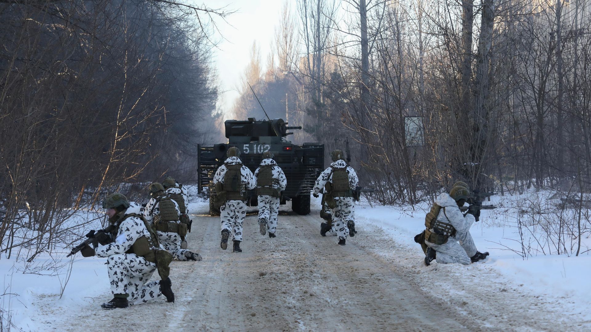 Украинские военные учения Украинские военные учения - РИА Новости, 1920, 17.02.2022