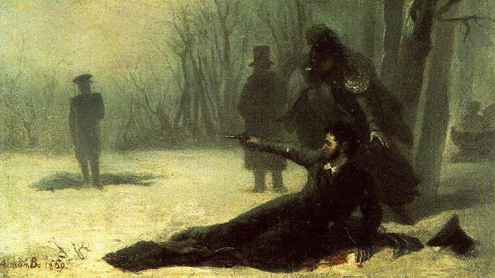 Последний выстрел А. С. Пушкина Последний выстрел А. С. Пушкина - РИА Новости, 1920, 08.02.2022