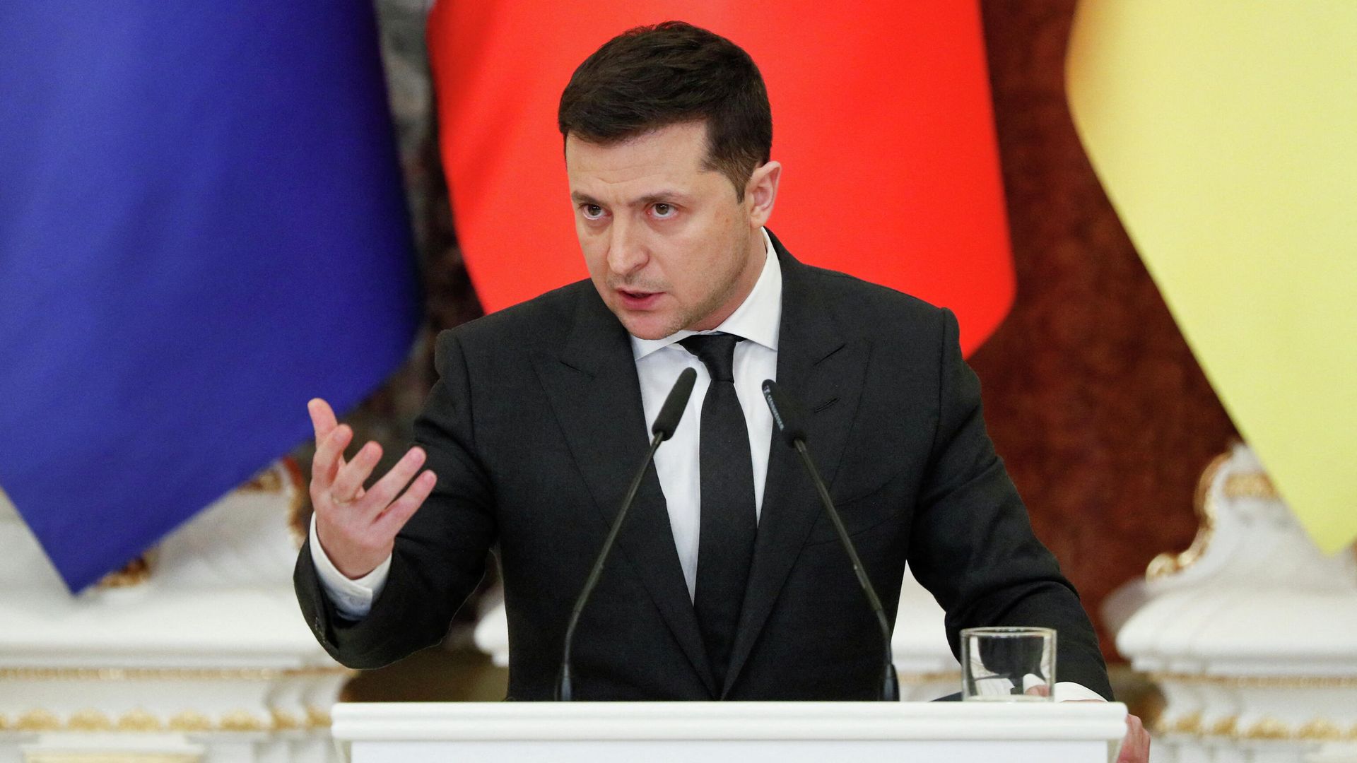 Президент Украины Владимир Зеленский Президент Украины Владимир Зеленский - РИА Новости, 1920, 14.02.2022