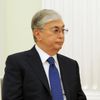 Президент Казахстана Касым-Жомарт Токаев во время беседы с президентом России Владимиром Путиным в Кремле