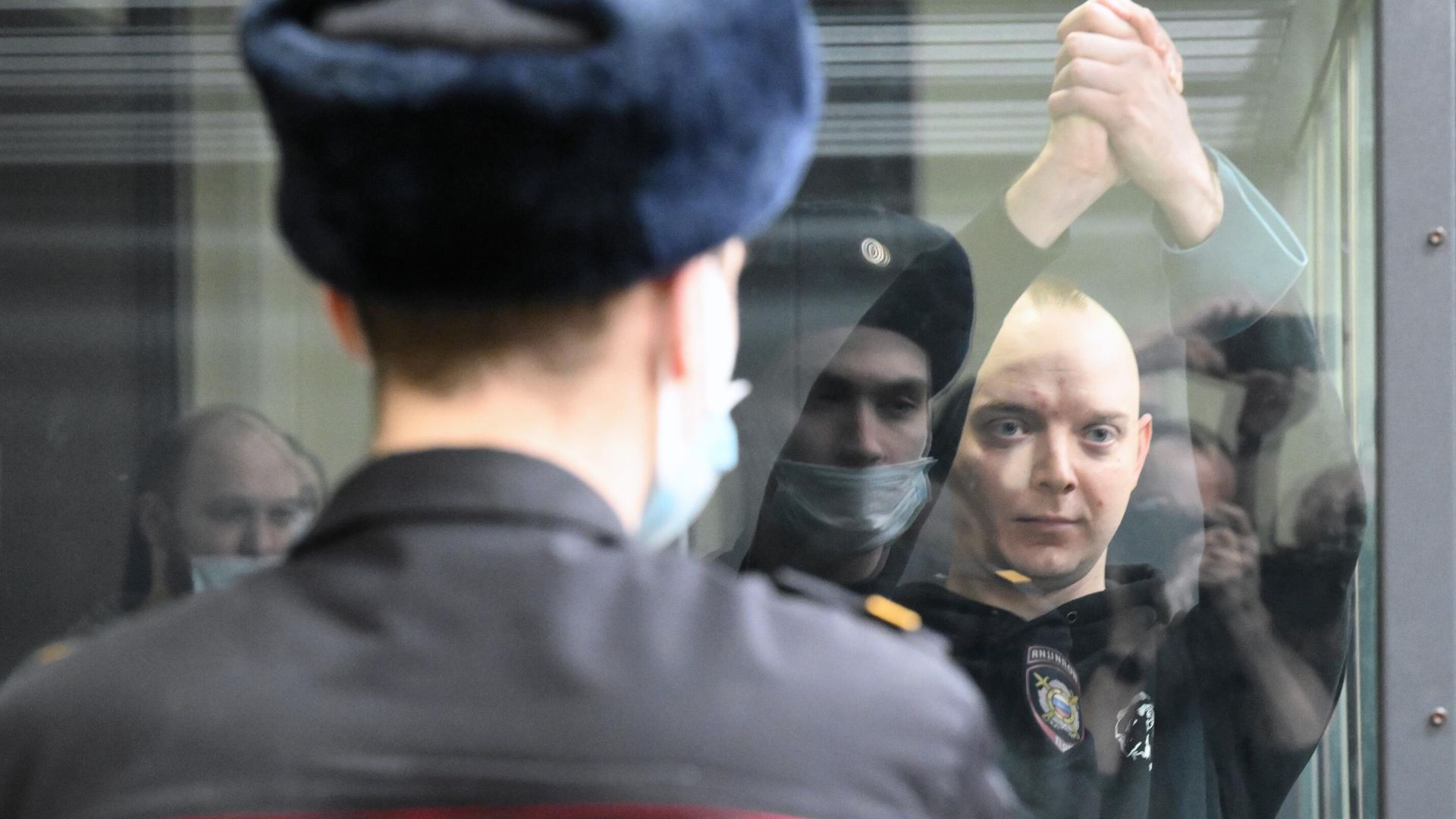 Журналист, советник главы Роскосмоса Иван Сафронов в Первом апелляционном суде общей юрисдикции в Москве Журналист, советник главы Роскосмоса Иван Сафронов в Первом апелляционном суде общей юрисдикции в Москве - РИА Новости, 1920, 11.02.2022