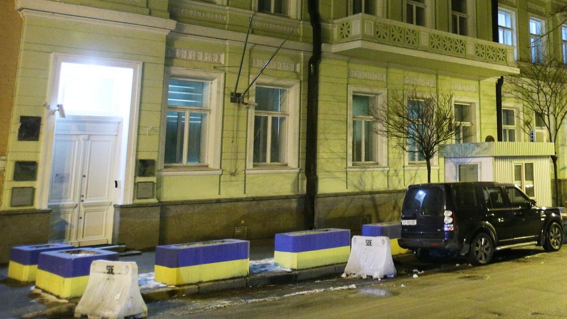 Здание посольства Великобритании в Киеве, с которого был снят государственный флаг Здание посольства Великобритании в Киеве, с которого был снят государственный флаг - РИА Новости, 1920, 12.02.2022