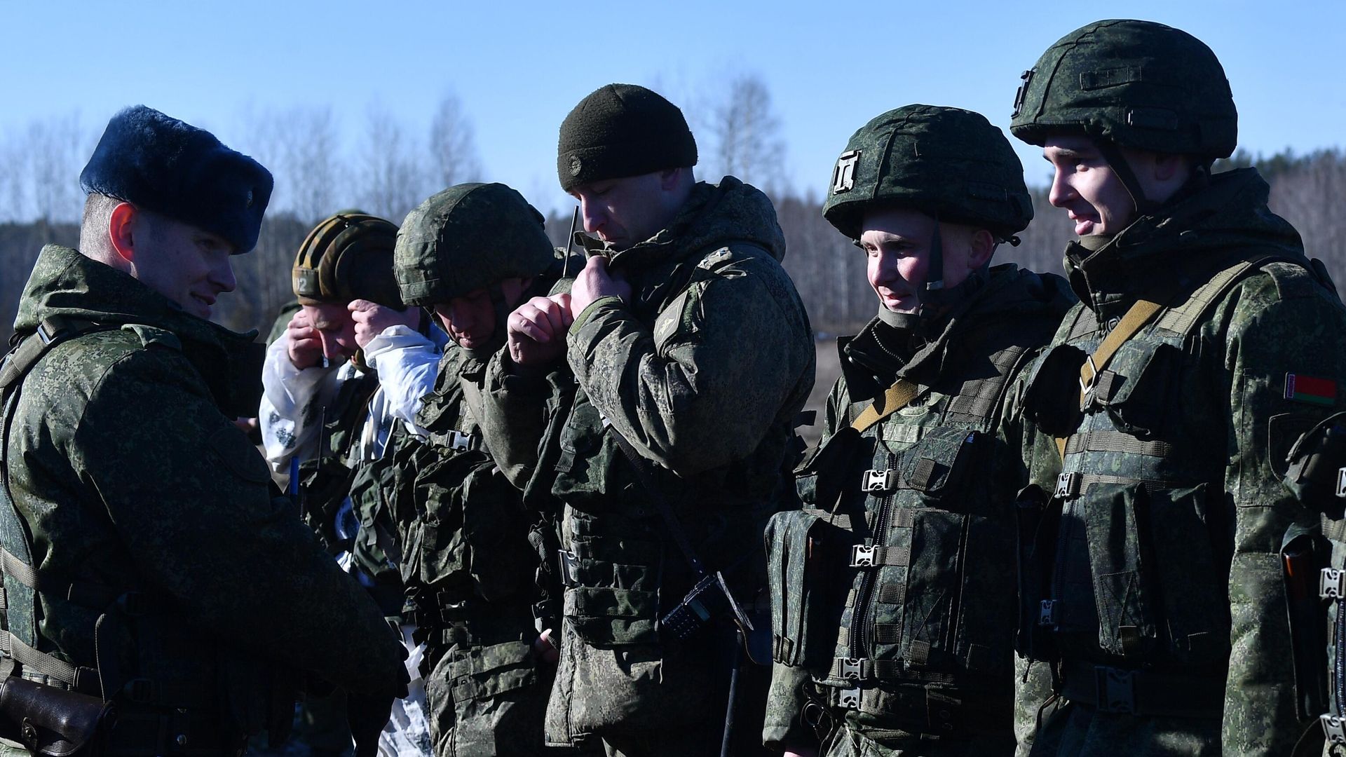 Военнослужащие вооруженных сил Белоруссии Военнослужащие вооруженных сил Белоруссии - РИА Новости, 1920, 21.10.2022