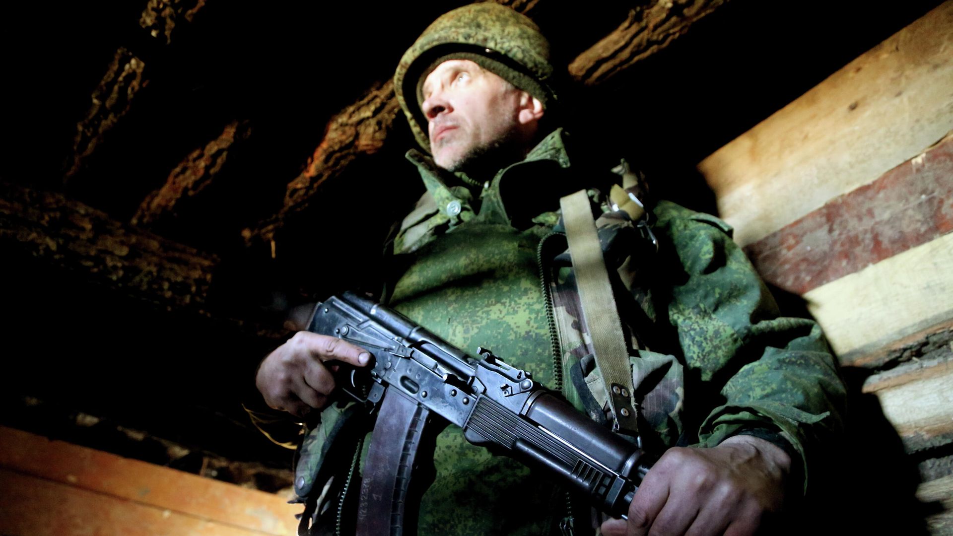 Военнослужащий ДНР Военнослужащий ДНР - РИА Новости, 1920, 19.02.2022