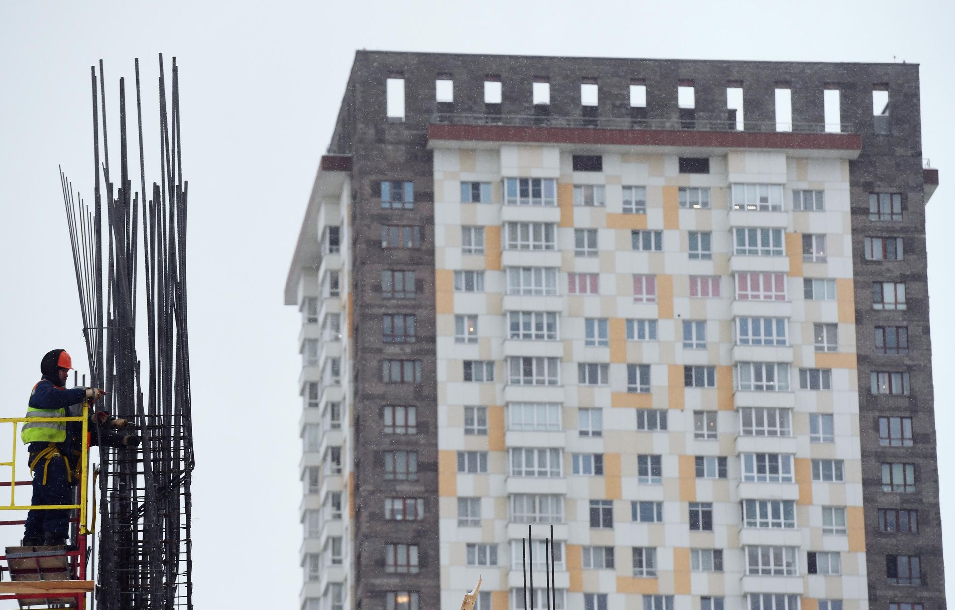 Строительство жилья Строительство жилья - РИА Новости, 1920, 12.01.2022