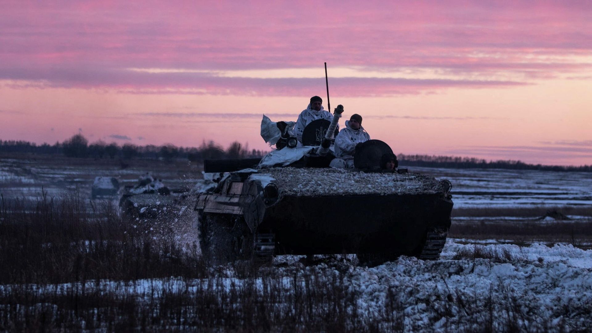 Военнослужащие ВСУ во время учений в Черниговской области, Украина Военнослужащие ВСУ во время учений в Черниговской области, Украина - РИА Новости, 1920, 20.02.2022