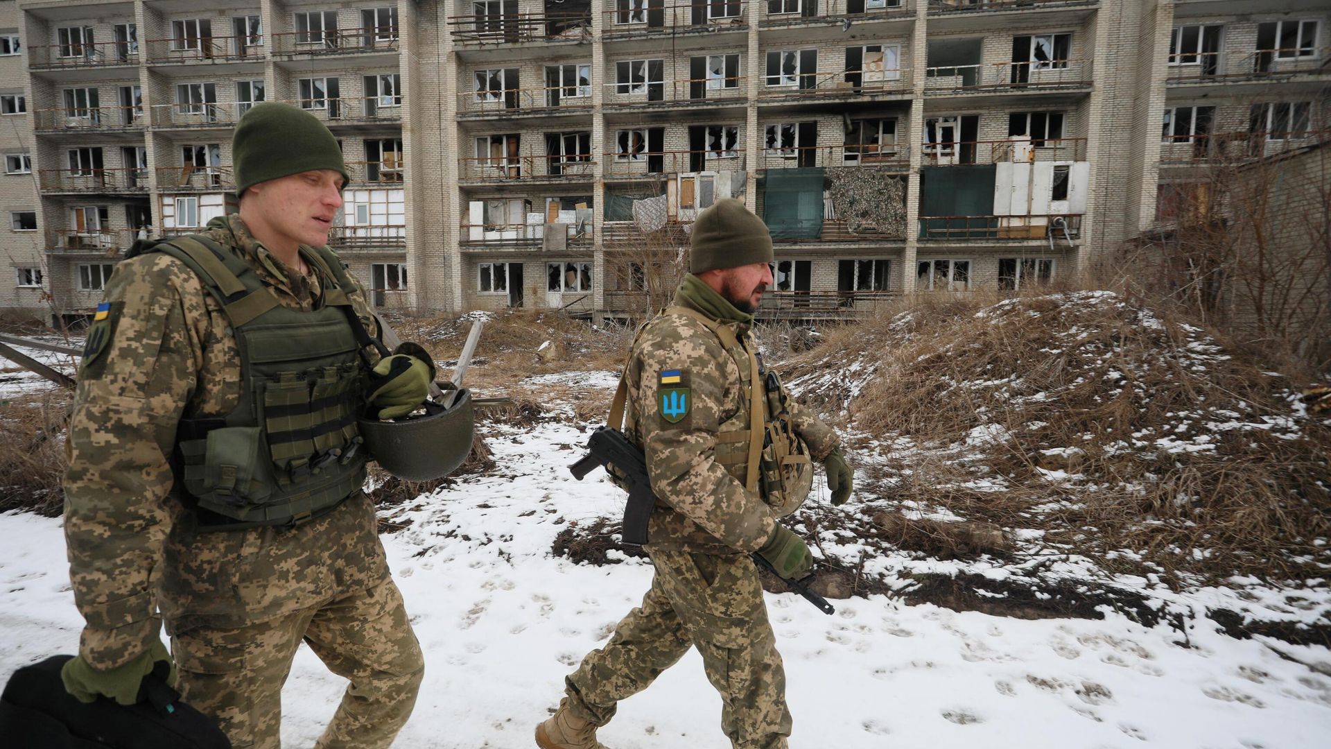 Украинские военные Украинские военные - РИА Новости, 1920, 20.02.2022