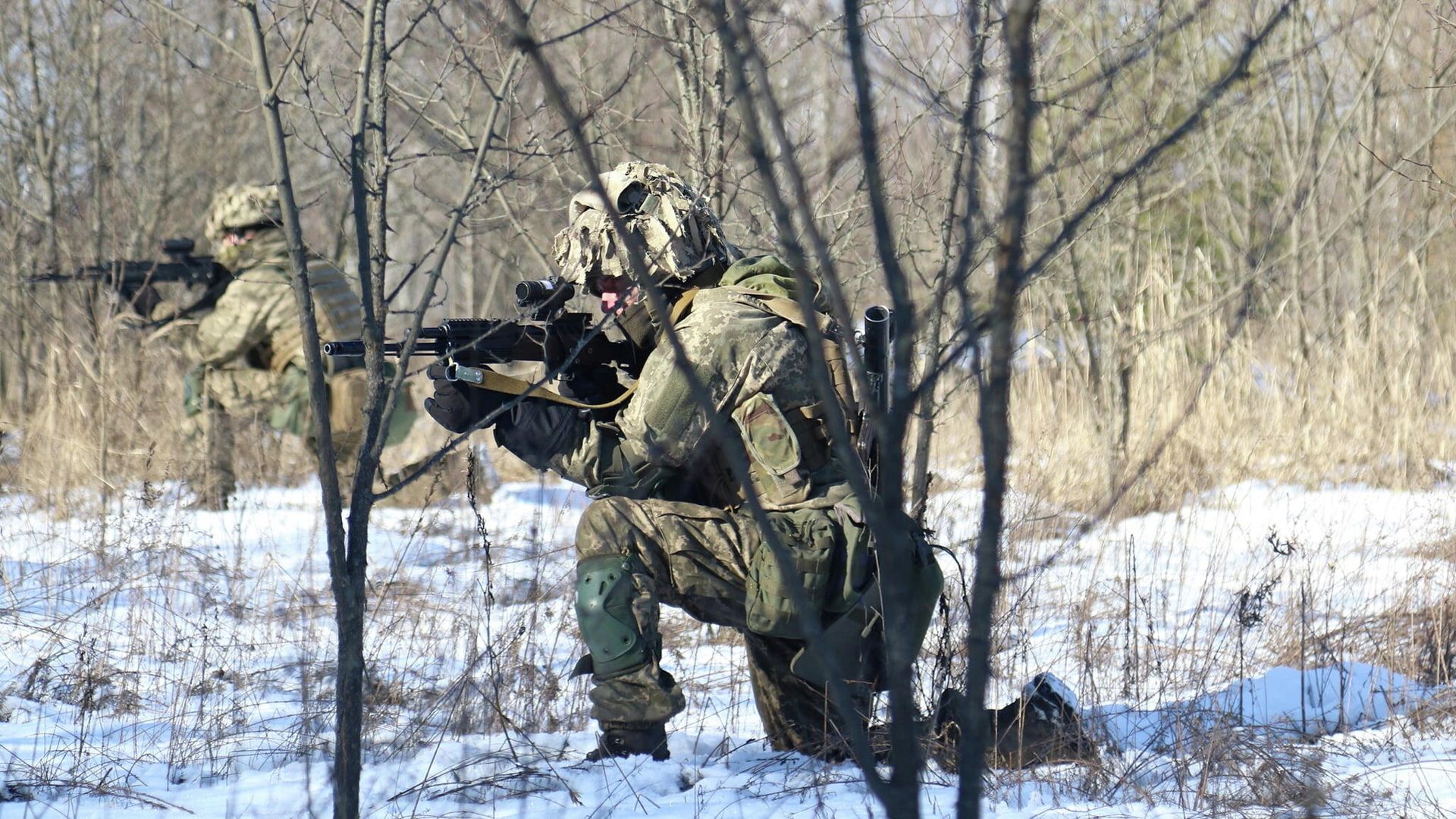 Украинские военные Украинские военные - РИА Новости, 1920, 07.03.2022
