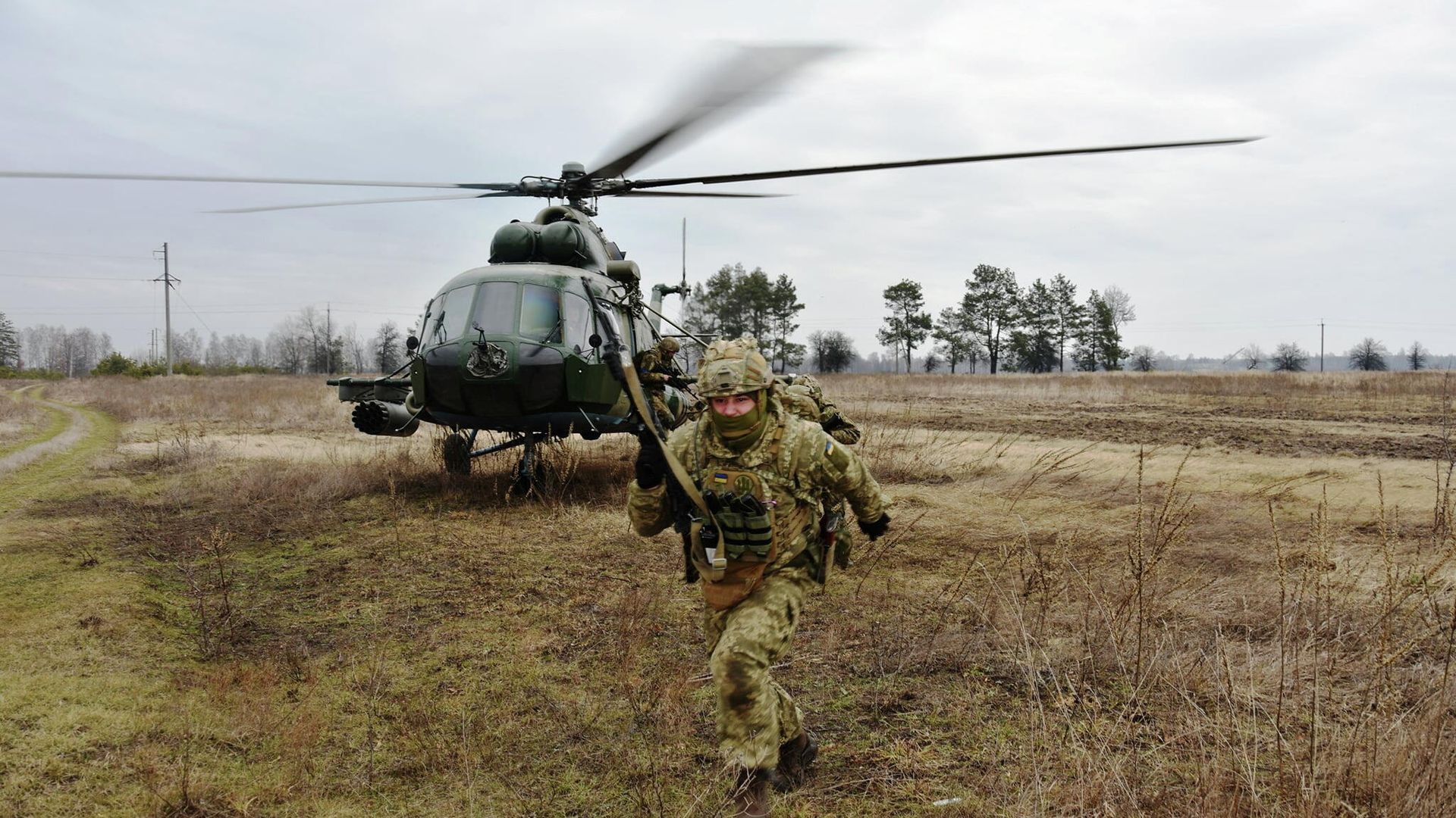 Украинские военные во время учений Украинские военные во время учений - РИА Новости, 1920, 21.02.2022