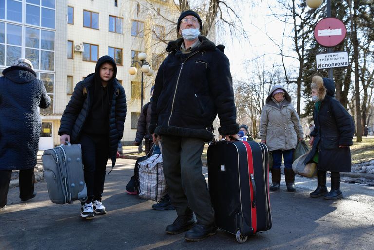 Эвакуация беженцев с территории ДНР Эвакуация беженцев с территории ДНР