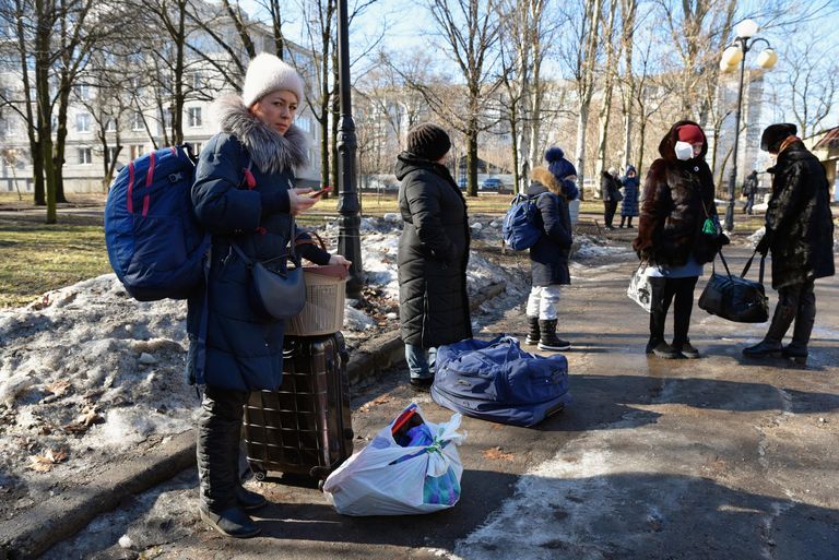 Эвакуация беженцев с территории ДНР Эвакуация беженцев с территории ДНР