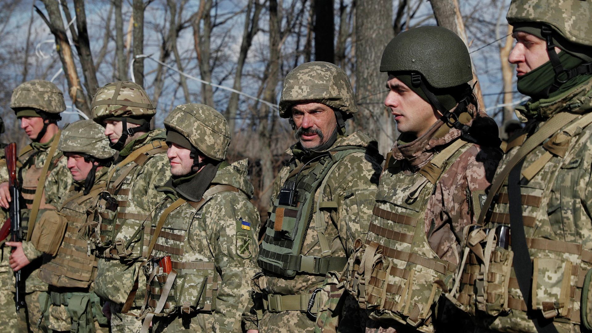 Украинские военнослужащие Украинские военнослужащие - РИА Новости, 1920, 13.03.2022