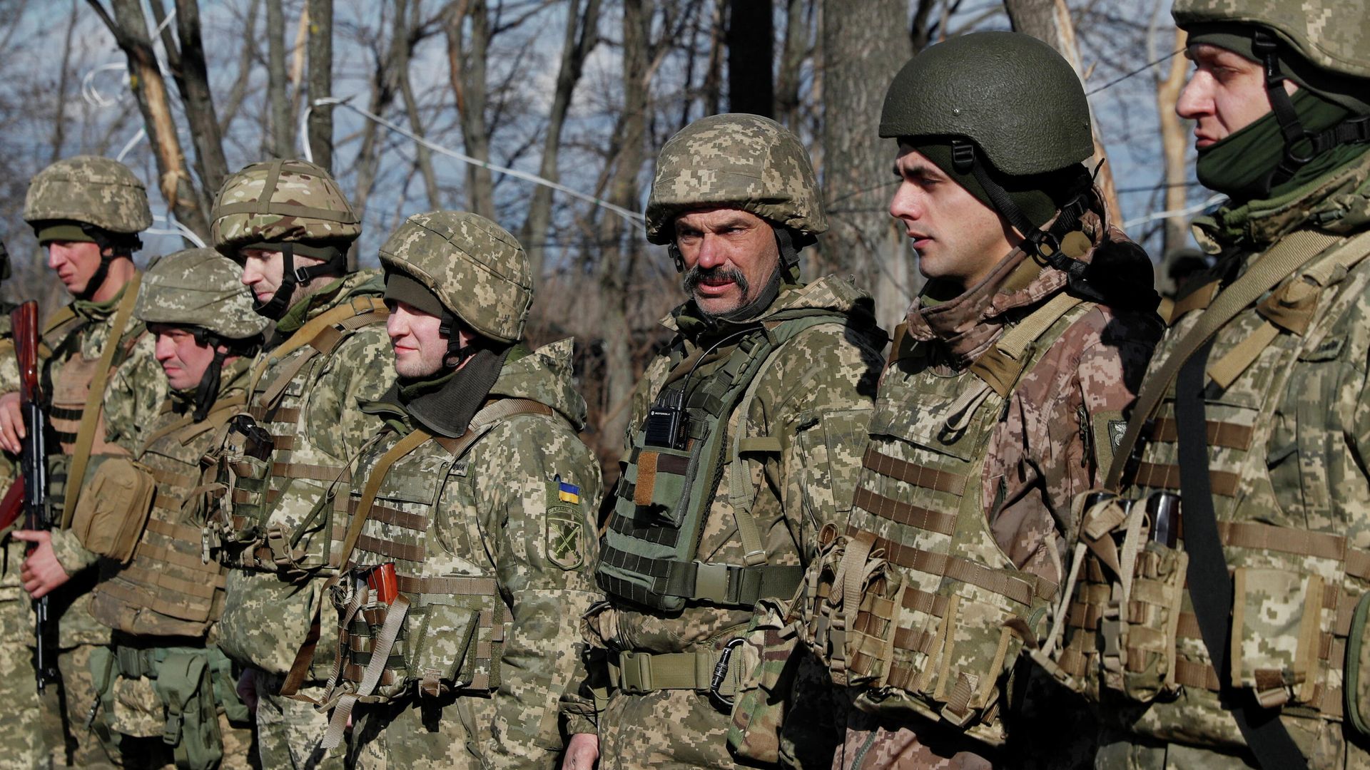 Украинские военнослужащие  - РИА Новости, 1920, 12.03.2022