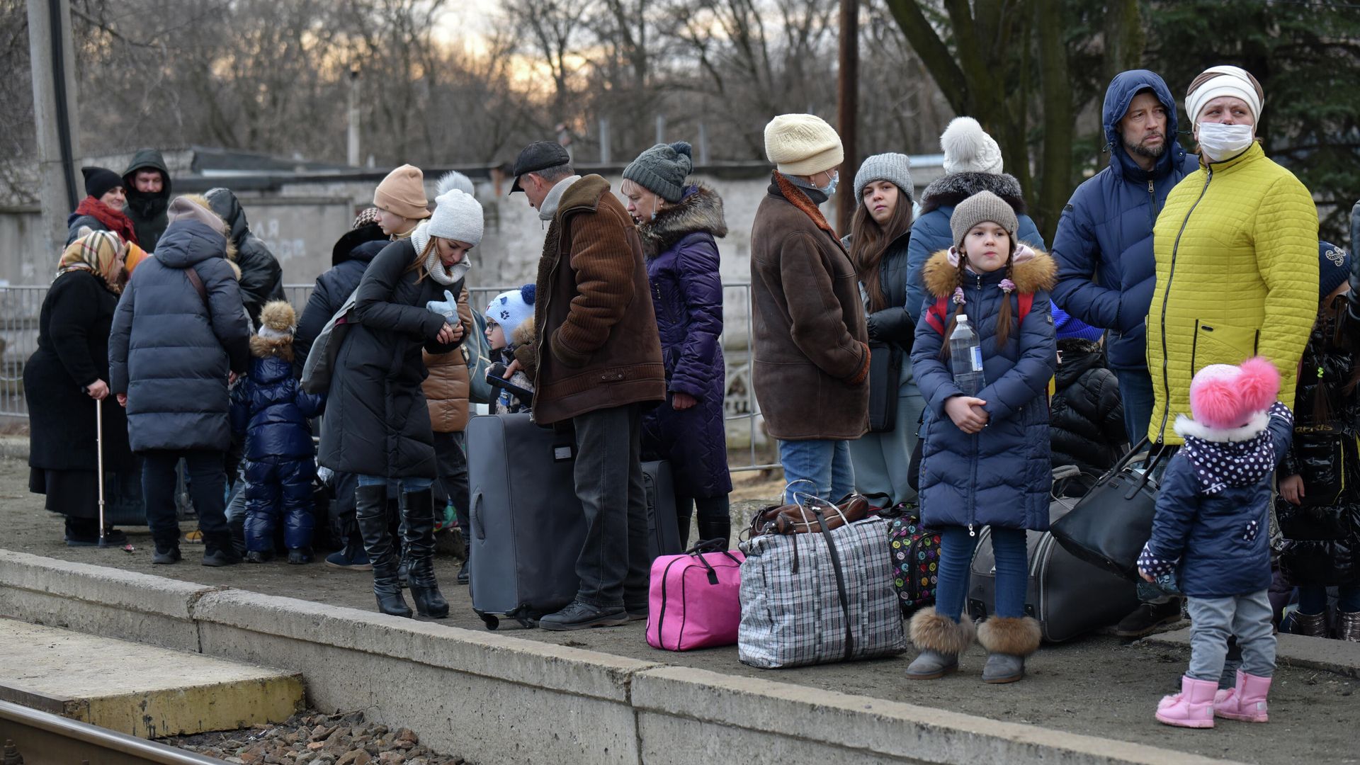 Жители Донецкой народной республики Жители Донецкой народной республики - РИА Новости, 1920, 20.02.2022