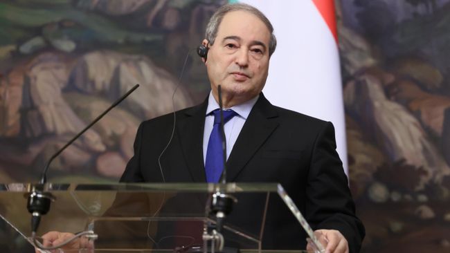 Министр иностранных дел Сирии Фейсал Микдад  