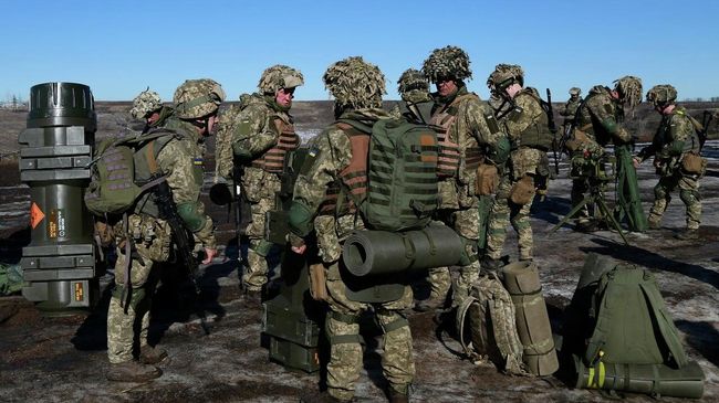 Украинские военнослужащие 