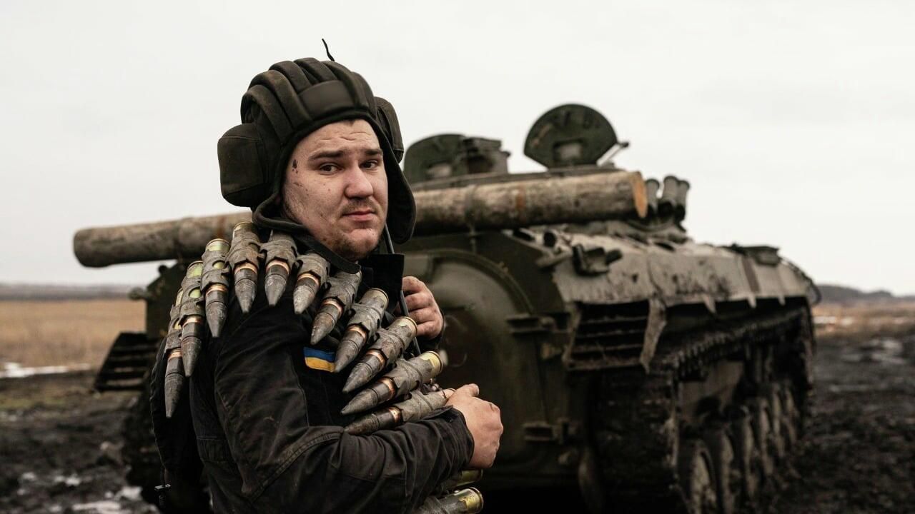 Украинский военнослужащий на линии соприкосновения в Донецкой области - РИА Новости, 1920, 23.12.2022