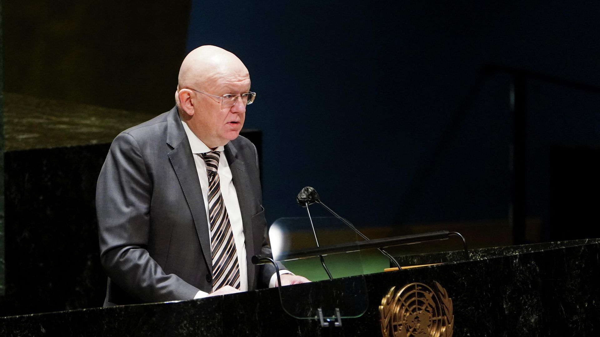 Постоянный представитель РФ при ООН Василий Небензя Постоянный представитель РФ при ООН Василий Небензя - РИА Новости, 1920, 26.02.2022