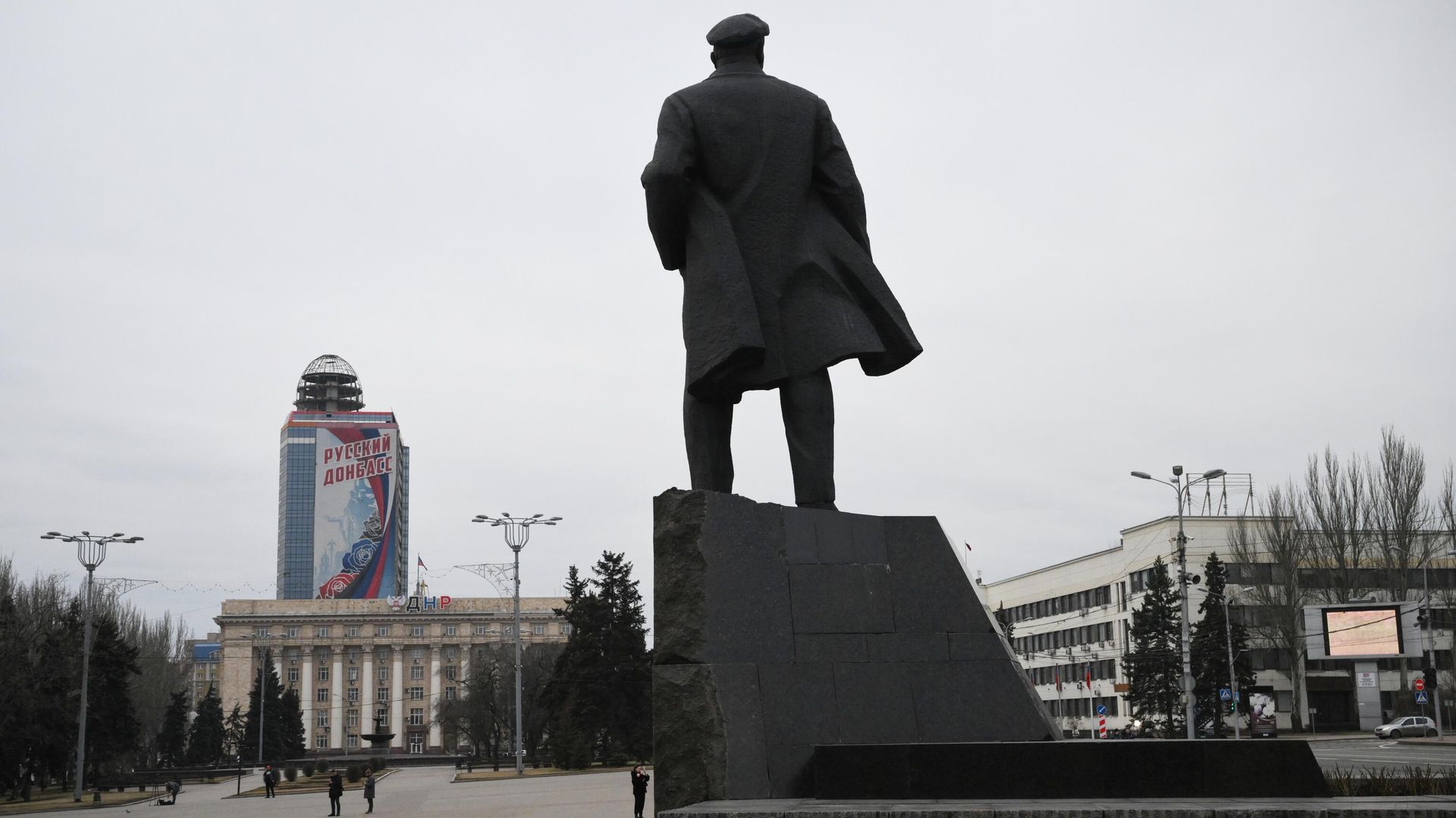 Площадь Ленина в Донецке Площадь Ленина в Донецке - РИА Новости, 1920, 24.02.2022