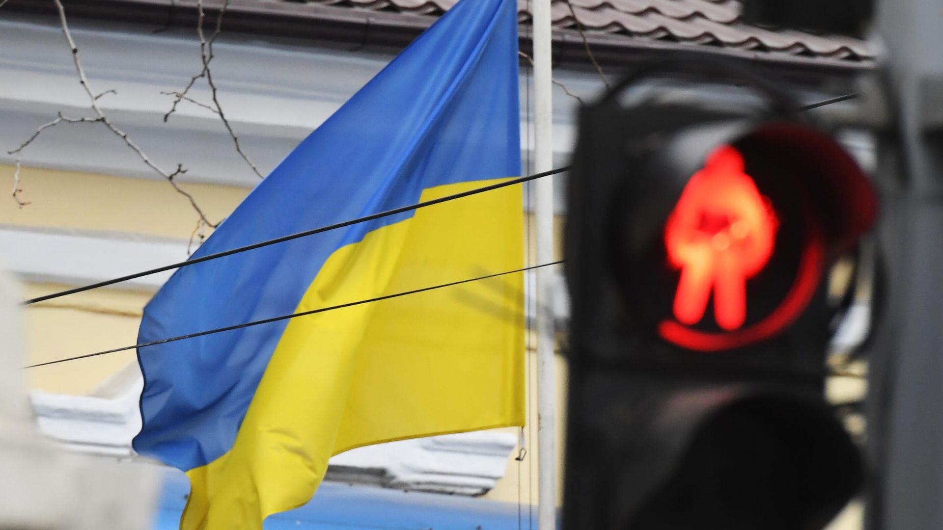Флаг Украины Флаг Украины - РИА Новости, 1920, 17.04.2025