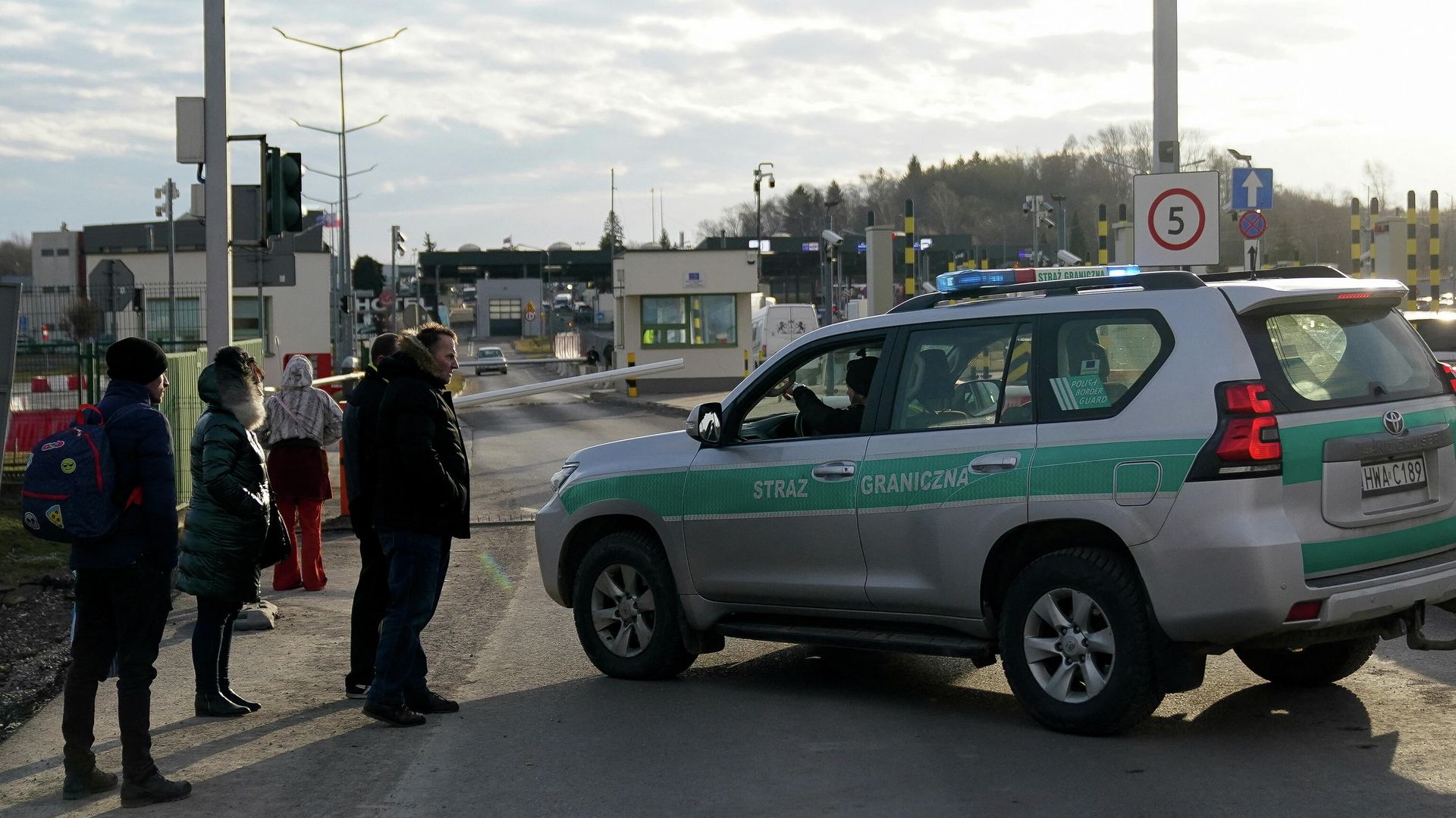 Пограничный переход Медыка на границе Украины и Польши Пограничный переход Медыка на границе Украины и Польши - РИА Новости, 1920, 03.03.2022