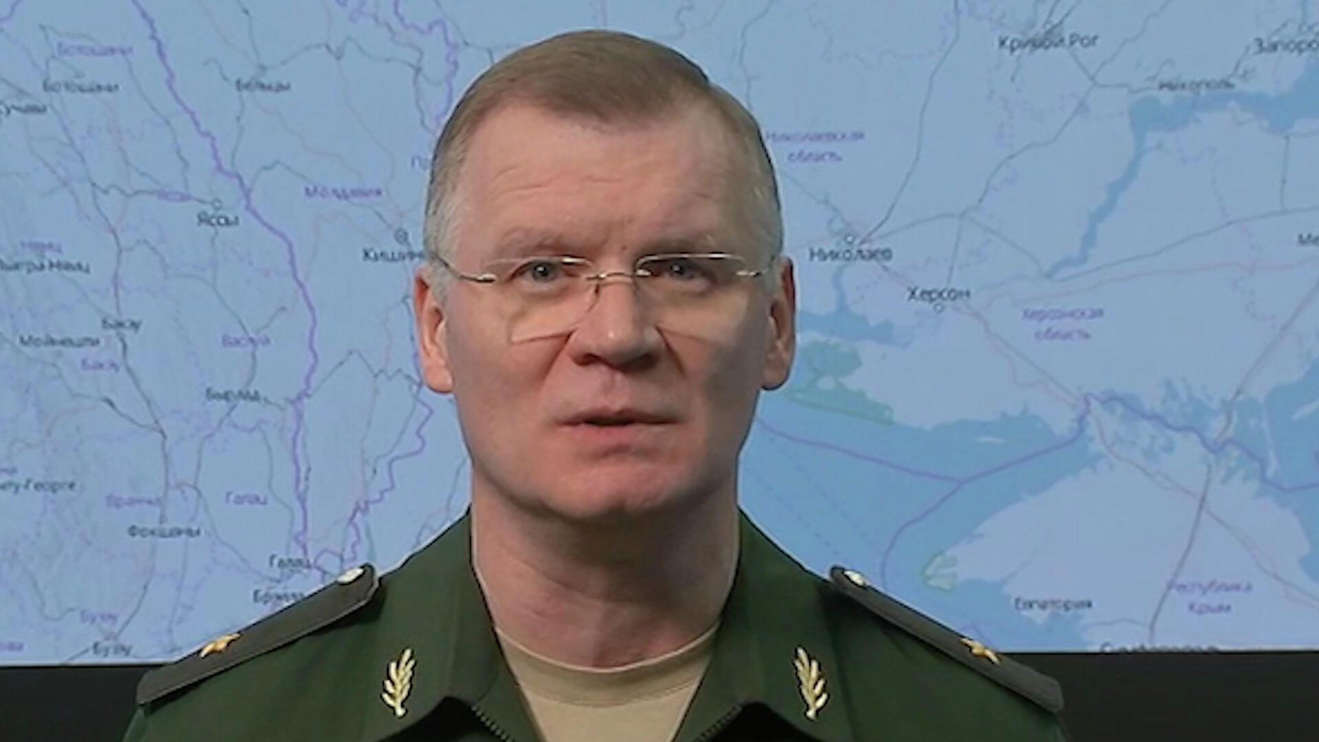 Конашенков о применении ВСУ запрещенных фосфорных боеприпасов Конашенков о применении ВСУ запрещенных фосфорных боеприпасов - РИА Новости, 1920, 27.02.2022