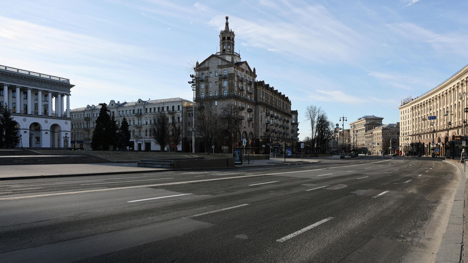 Улица в центре Киева, Украина - РИА Новости, 1920, 06.03.2022