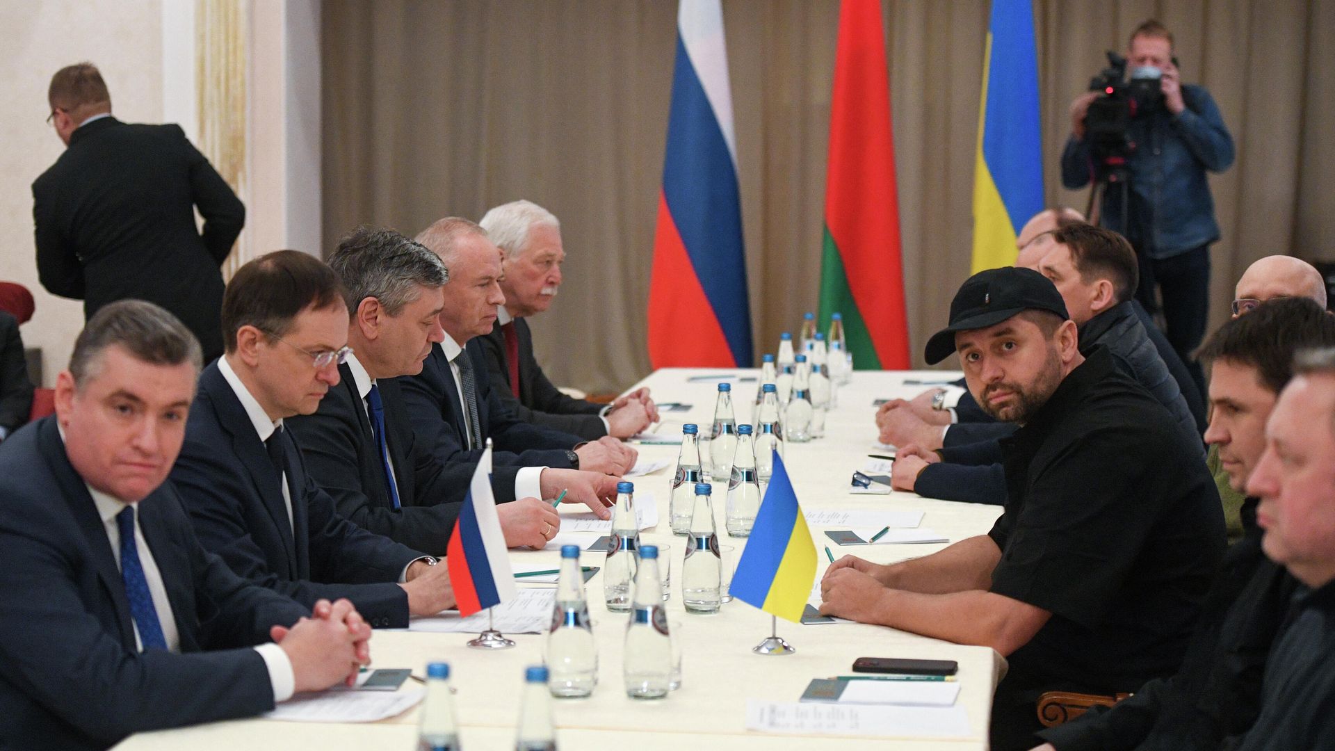 Переговоры России и Украины в Гомельской области Переговоры России и Украины в Гомельской области - РИА Новости, 1920, 13.03.2022