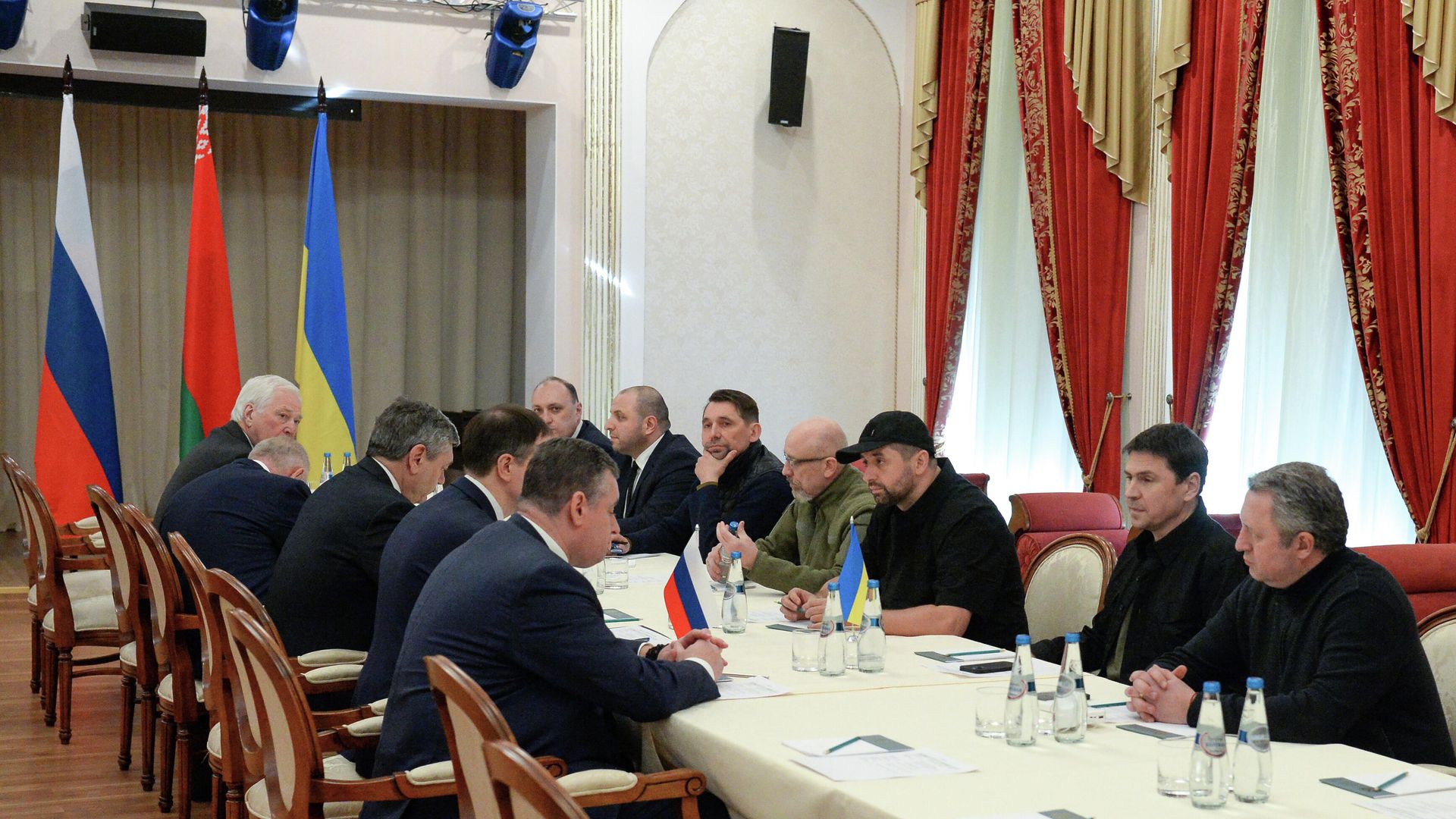 Переговоры России и Украины в Гомельской области Переговоры России и Украины в Гомельской области - РИА Новости, 1920, 01.03.2022