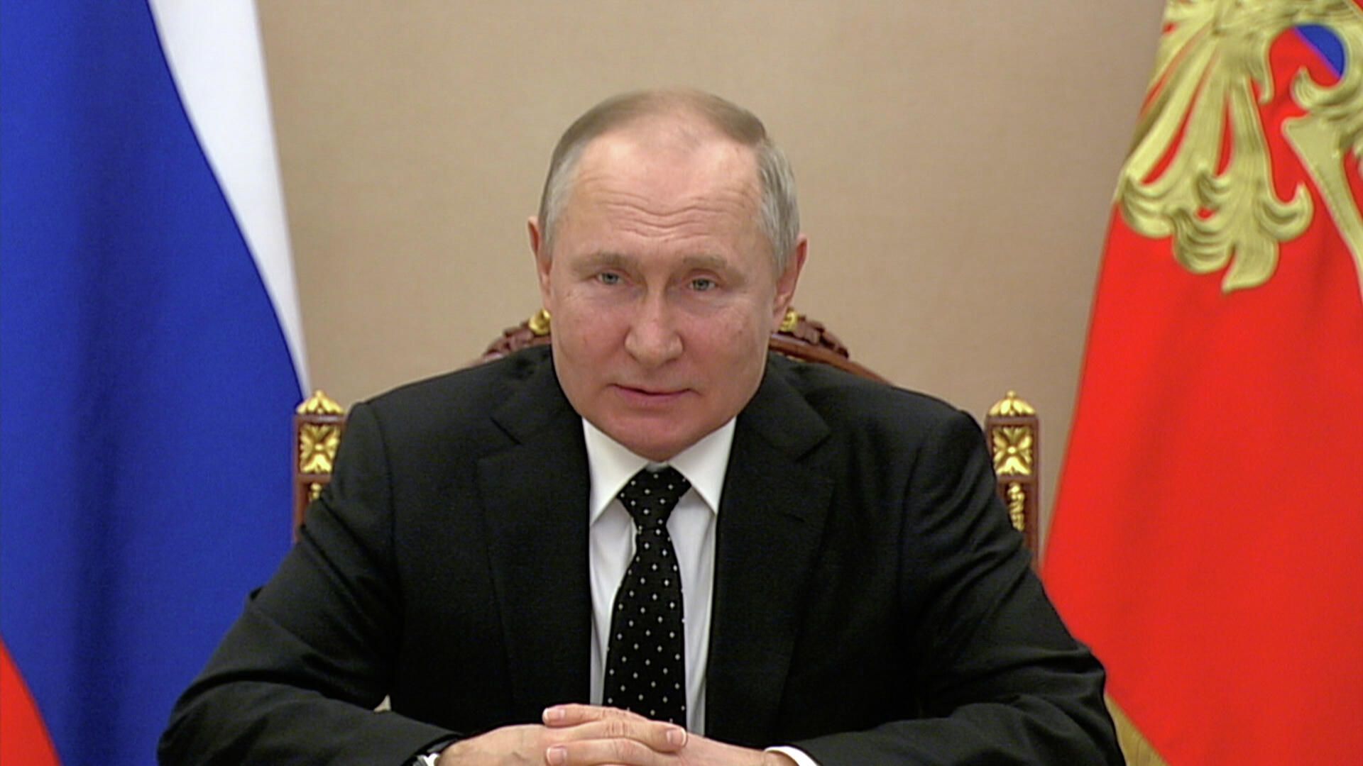 Путин назвал западное сообщество империей лжи Путин назвал западное сообщество империей лжи - РИА Новости, 1920, 28.02.2022