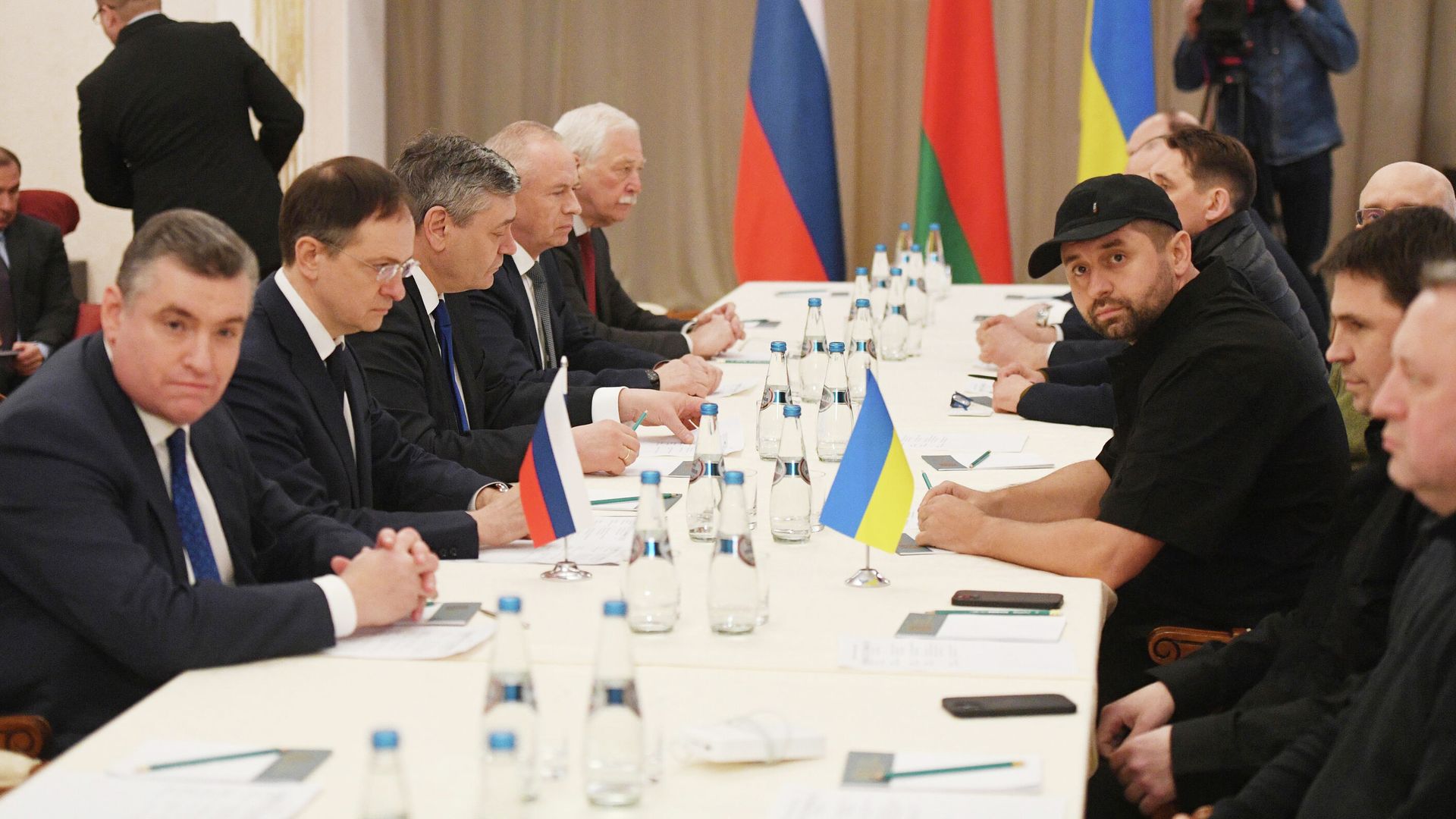 Переговоры России и Украины в Гомельской области Переговоры России и Украины в Гомельской области - РИА Новости, 1920, 28.02.2022