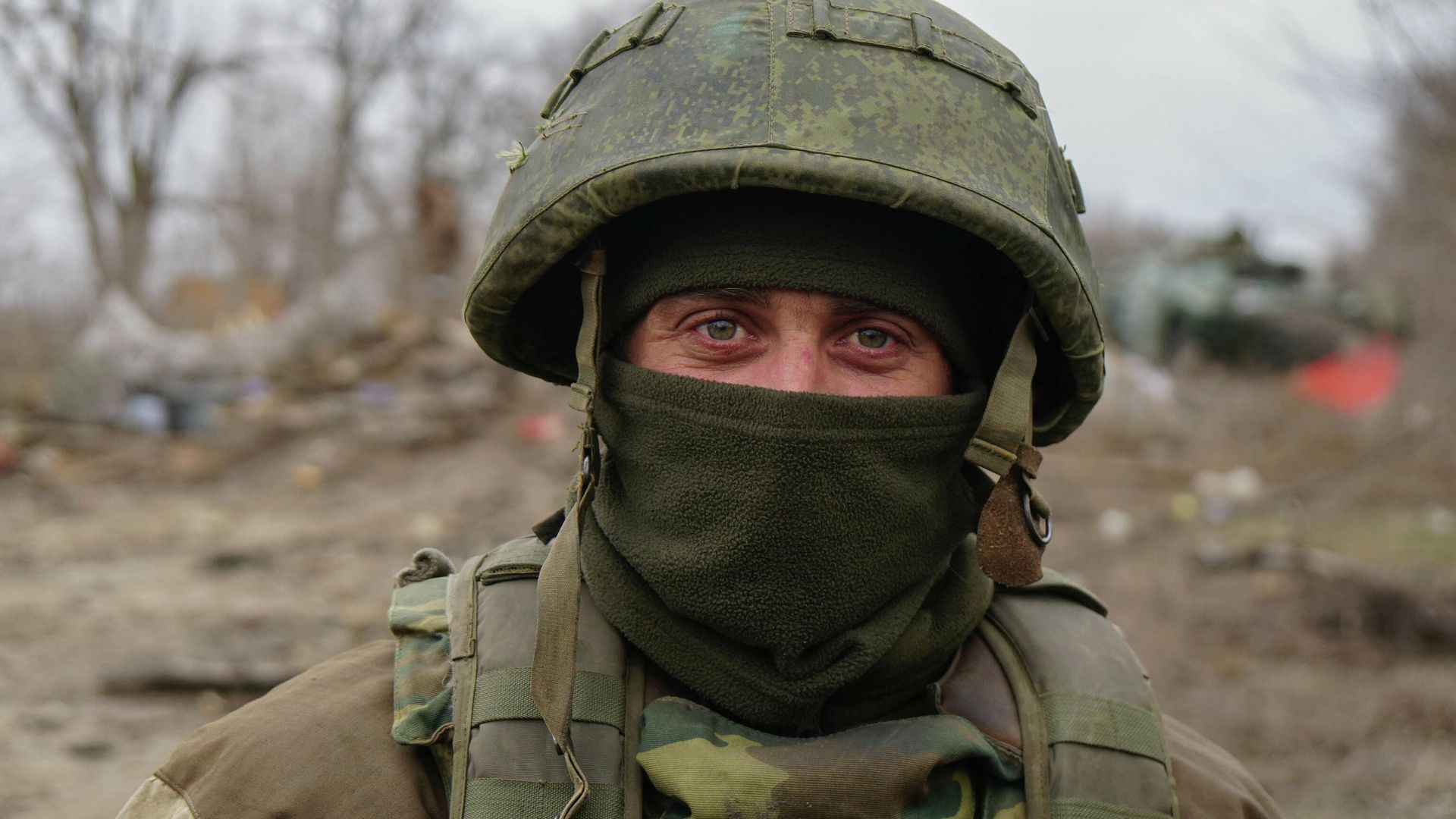 Военнослужащий народной милиции ДНР под Мариуполем Военнослужащий народной милиции ДНР под Мариуполем - РИА Новости, 1920, 05.03.2022