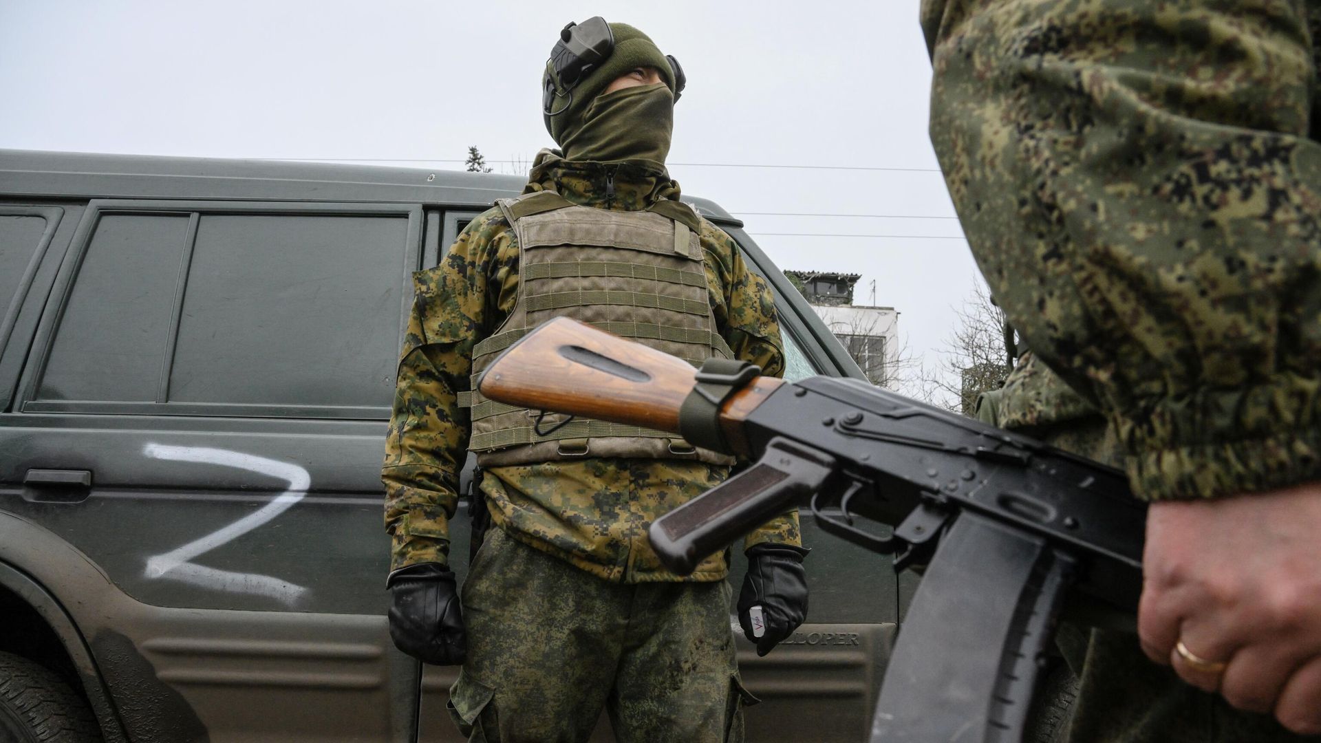 Военнослужащие ДНР в окрестностях Новоазовска Военнослужащие ДНР в окрестностях Новоазовска - РИА Новости, 1920, 03.03.2022