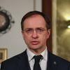Помощник президента России Владимир Мединский отвечает на вопросы журналистов после завершения российско-украинских переговоров Помощник президента России Владимир Мединский отвечает на вопросы журналистов после завершения российско-украинских переговоров