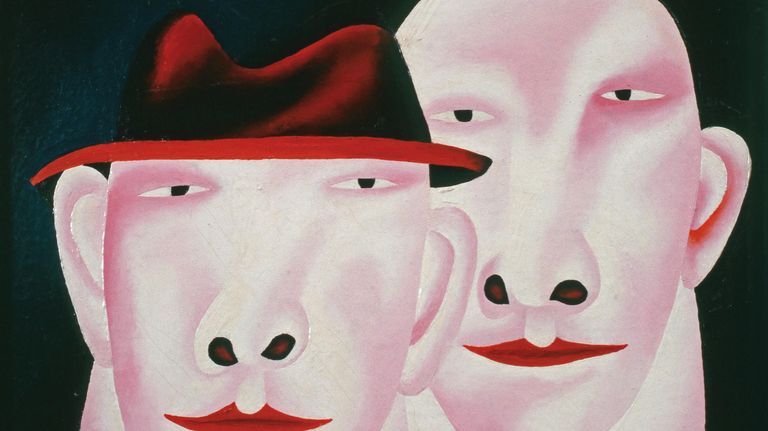 Олег Целков Портрет, 1960 Олег Целков Портрет, 1960