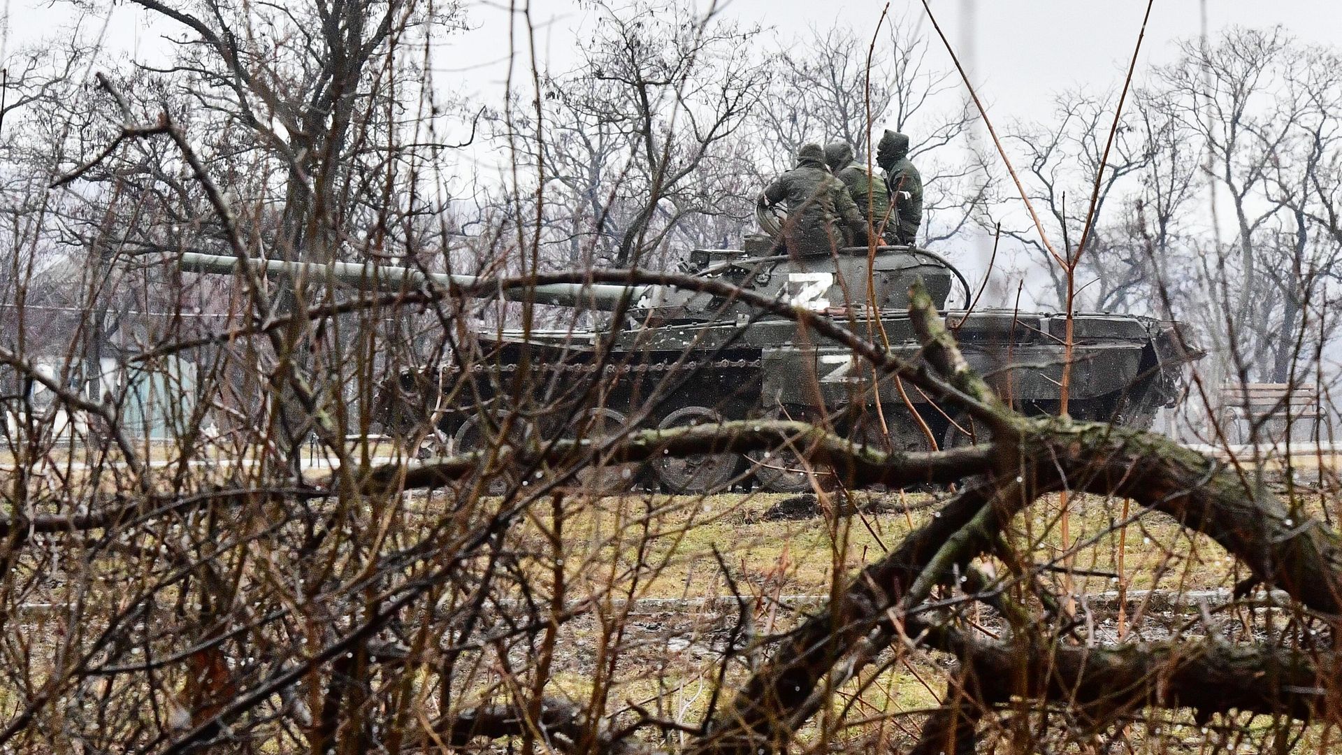 Танк военнослужащих Народной милиции ДНР Танк военнослужащих Народной милиции ДНР - РИА Новости, 1920, 06.12.2022