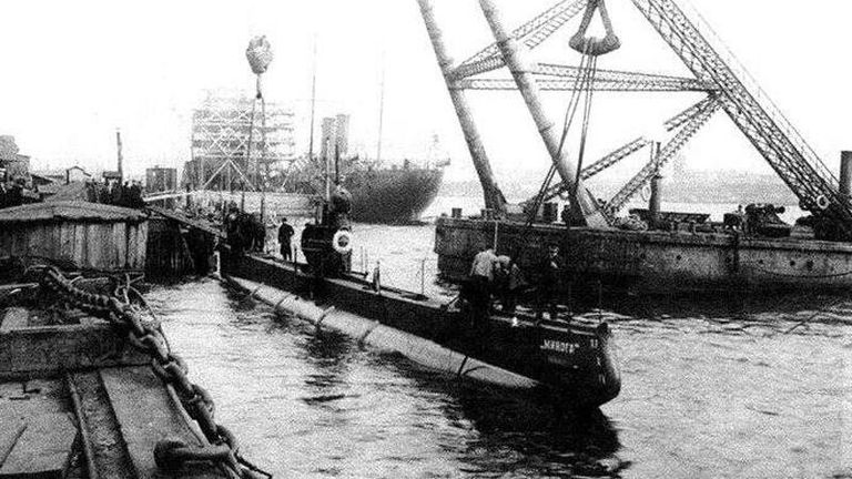 Балтика. Подлодка Минога, 1908-1913 годы Балтика. Подлодка Минога, 1908-1913 годы