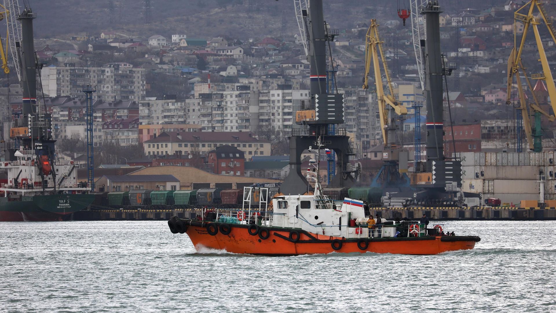 Катер в морском торговом порту Катер в морском торговом порту - РИА Новости, 1920, 08.05.2023