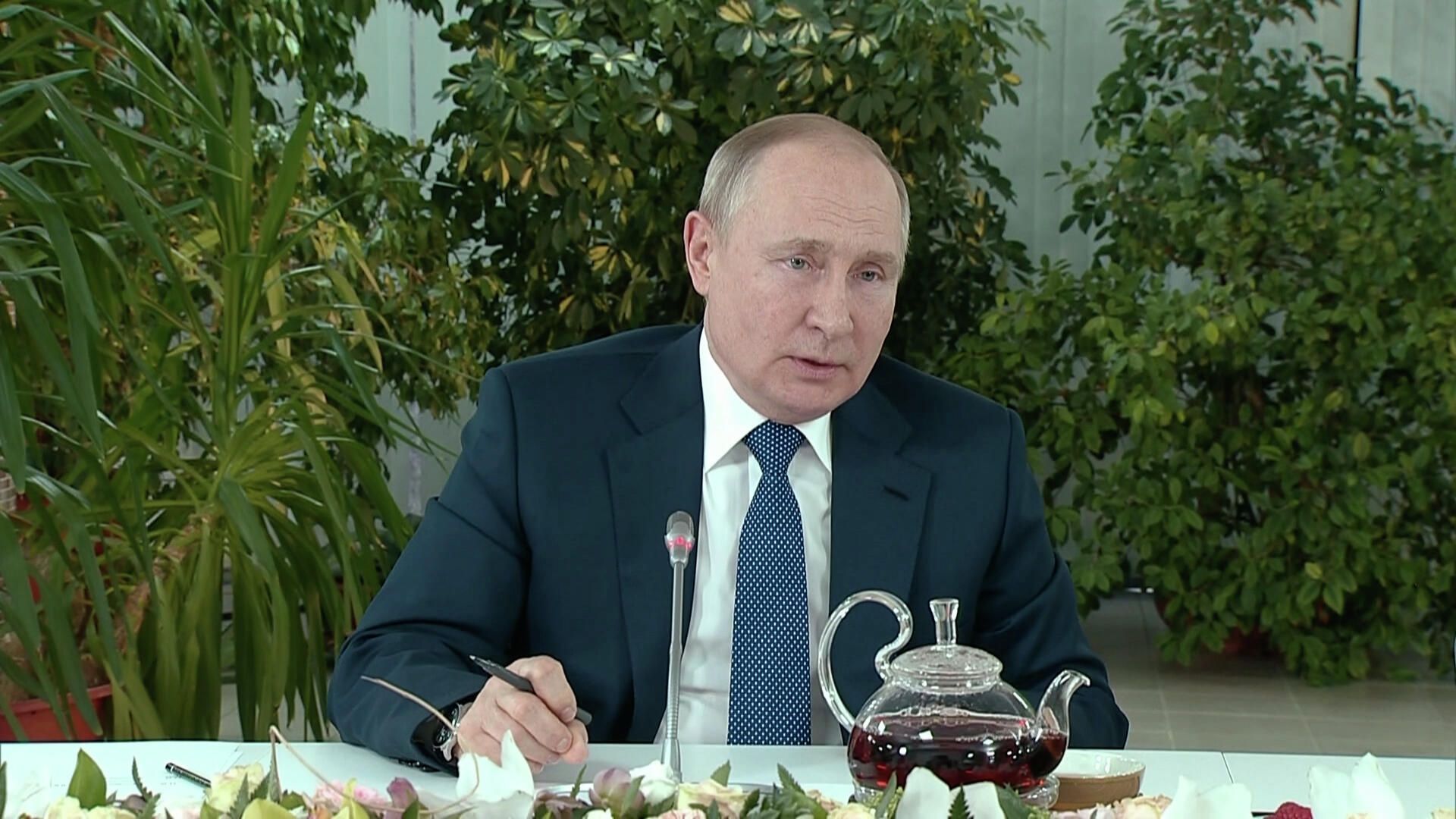 Путин: почти вся военная инфраструктура Украины уничтожена Путин: почти вся военная инфраструктура Украины уничтожена - РИА Новости, 1920, 05.03.2022