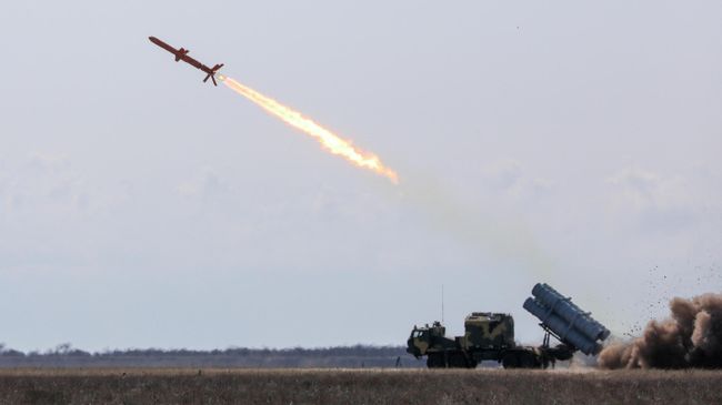 Испытания украинской крылатой ракеты Нептун Испытания украинской крылатой ракеты Нептун