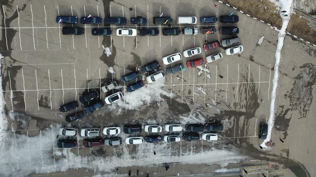 Автопробег в поддержку специальной военной операции России на территории Украины в Тверской области Автопробег в поддержку специальной военной операции России на территории Украины в Тверской области - РИА Новости, 1920, 06.03.2022