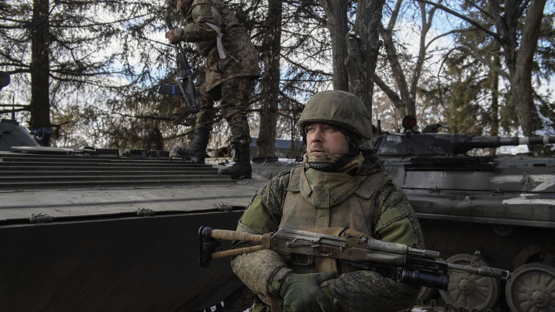 Военнослужащие Народной милиции ЛНР Военнослужащие Народной милиции ЛНР - РИА Новости, 1920, 07.03.2022