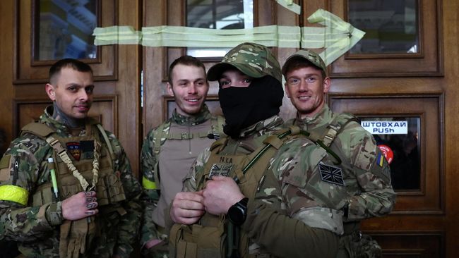 Иностранные наемники во Львове, Украина