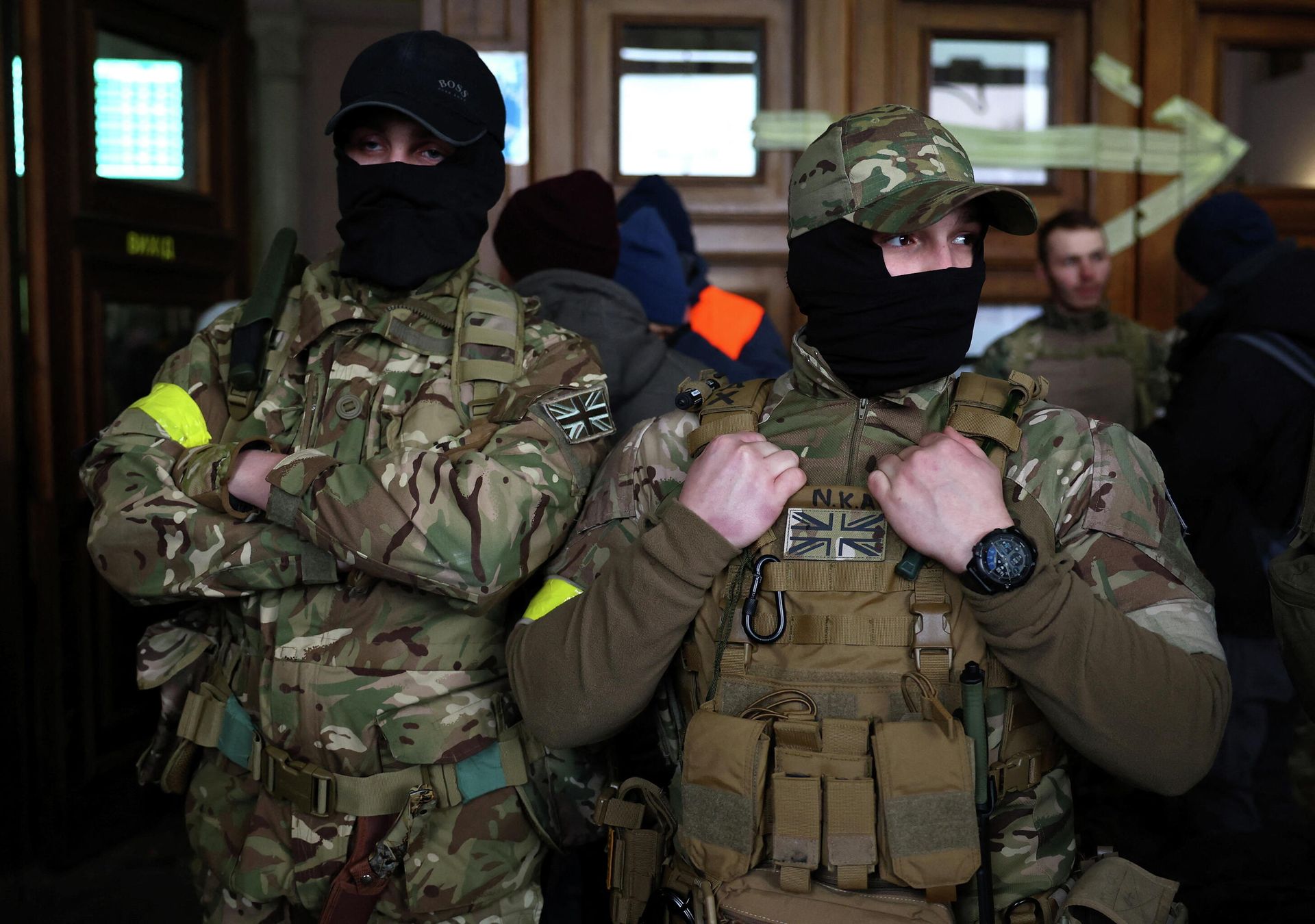 Иностранные наемники во Львове, Украина Иностранные наемники во Львове, Украина - РИА Новости, 1920, 10.03.2022