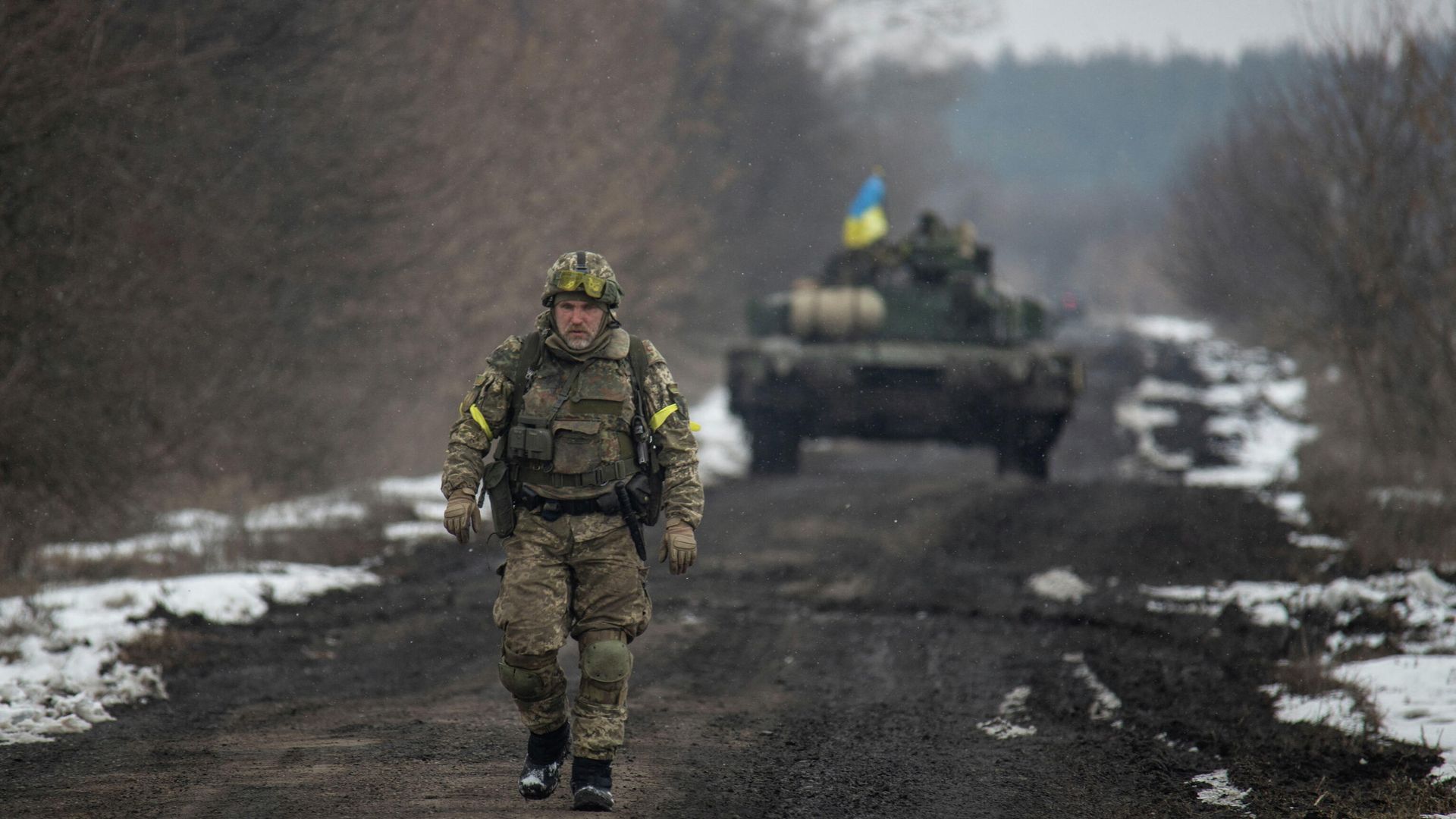 Украинский военнослужащий в Сумской области Украинский военнослужащий в Сумской области - РИА Новости, 1920, 11.03.2022
