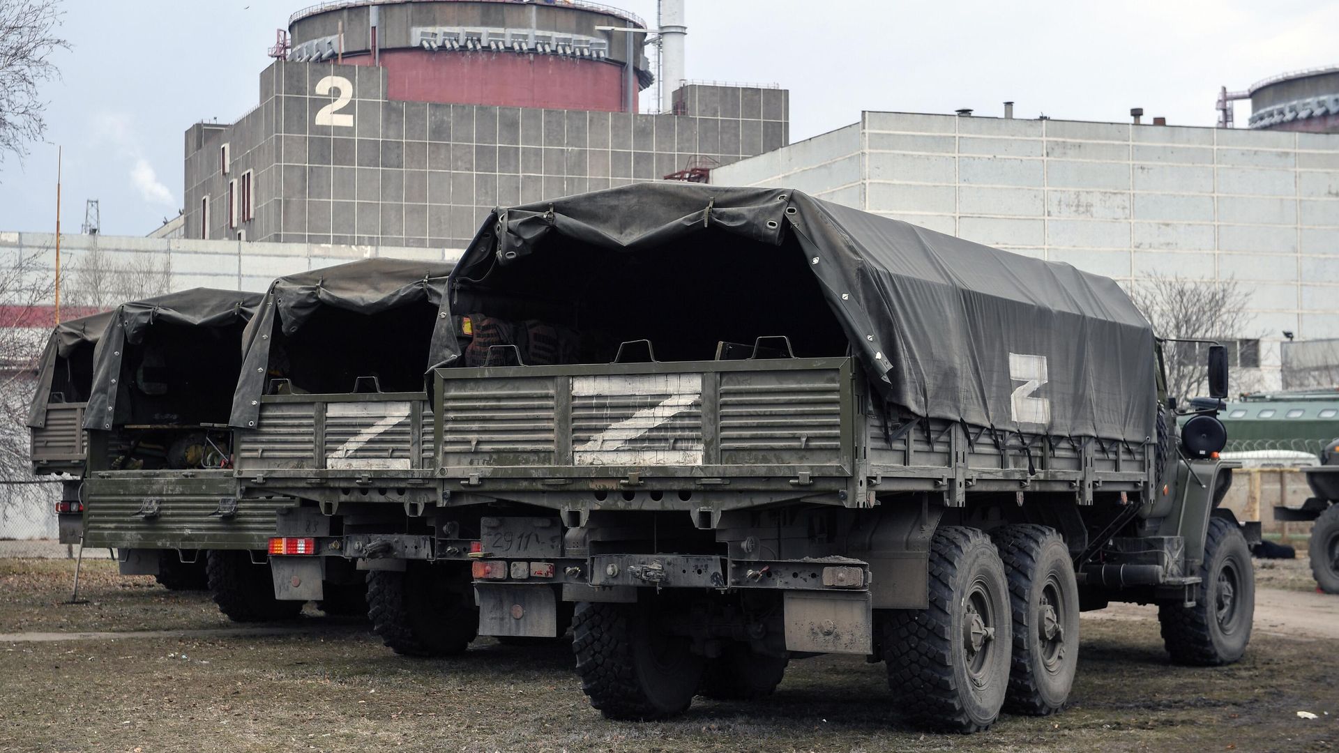 Запорожская атомная электростанция, расположенная в степной зоне на берегу Каховского водохранилища в городе Энергодар - РИА Новости, 1920, 14.03.2022